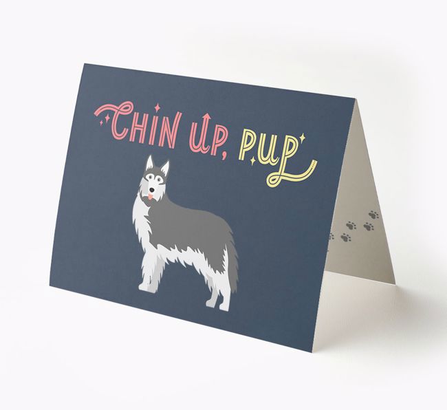 Chin Up, Pup: Personalised {breedFullName} Card