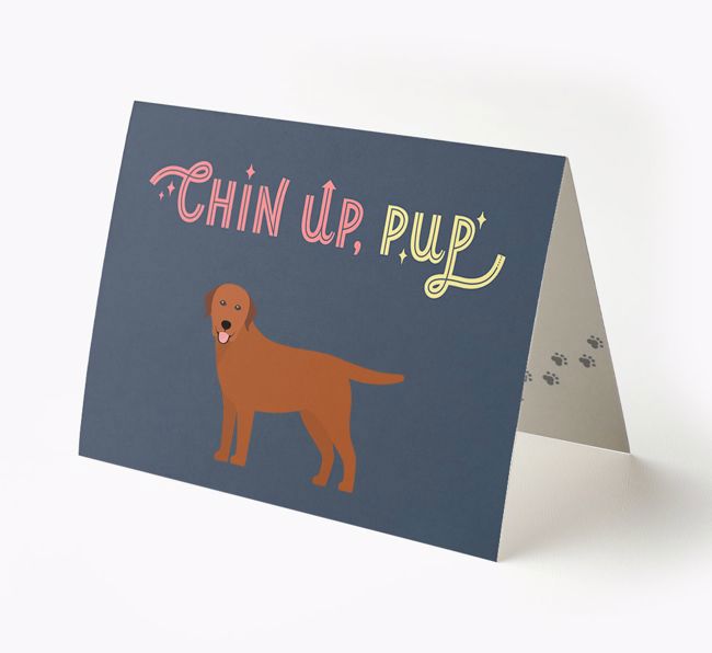 Chin Up, Pup: Personalised {breedFullName} Card