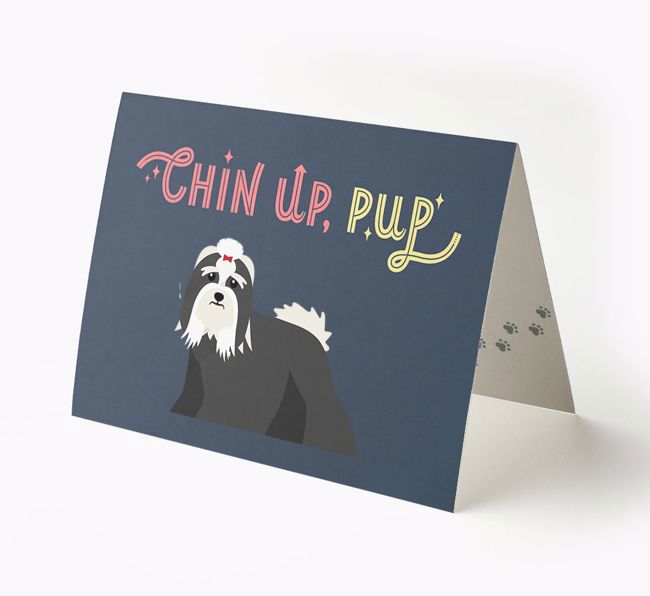 Chin Up, Pup: Personalised {breedFullName} Card