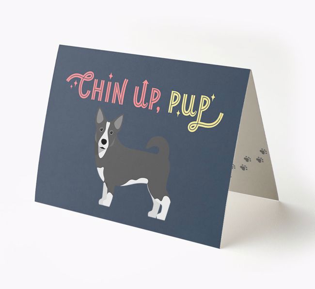 Chin Up, Pup: Personalised {breedFullName} Card