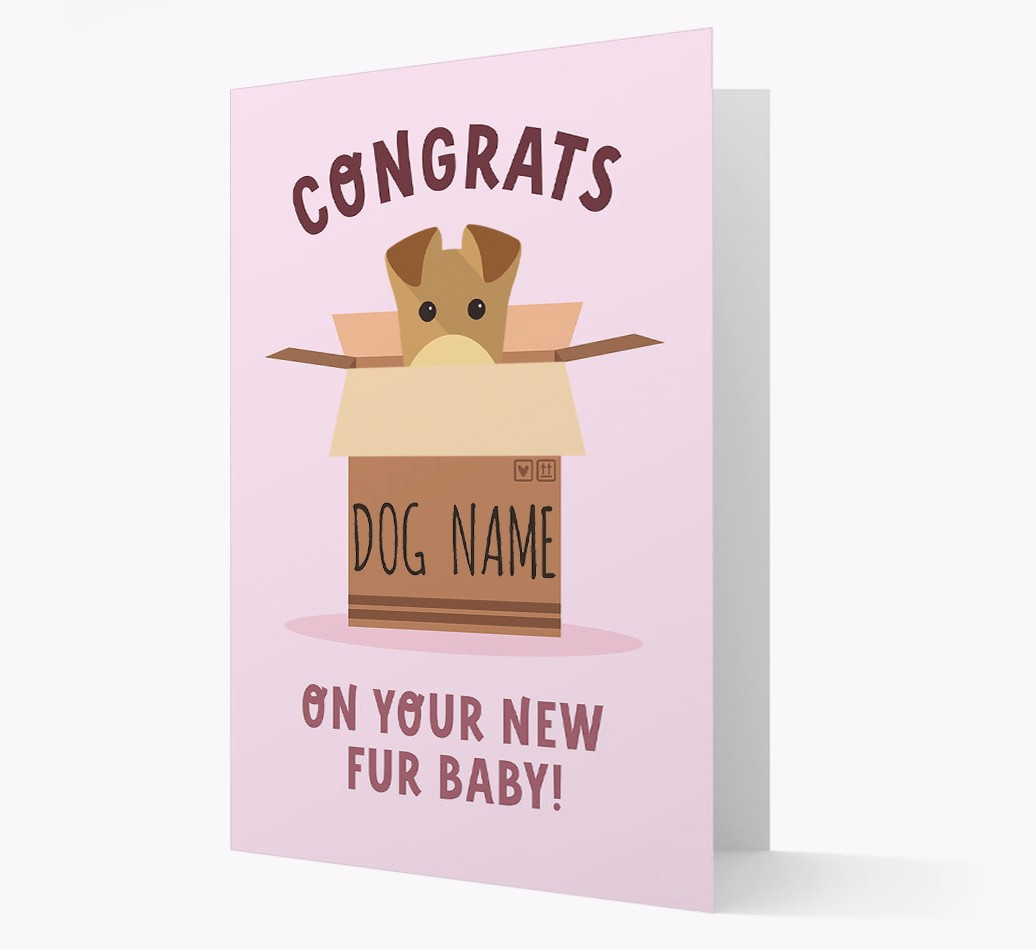 'Congrats On Your New Fur Baby' - Personalised {breedFullName} Card