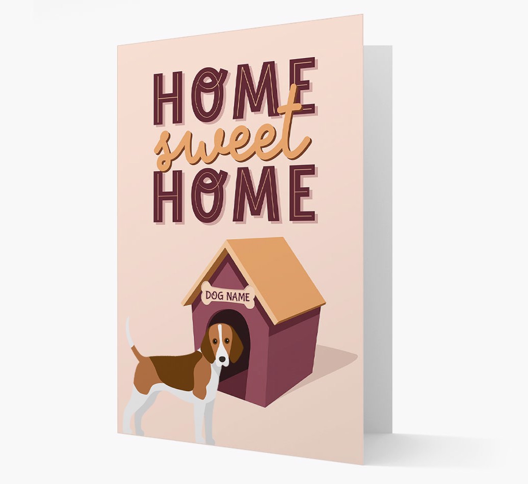 'Home Sweet Home' - Personalized {breedFullName} Card