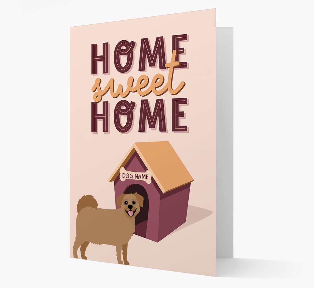 'Home Sweet Home' - Personalised {breedFullName} Card