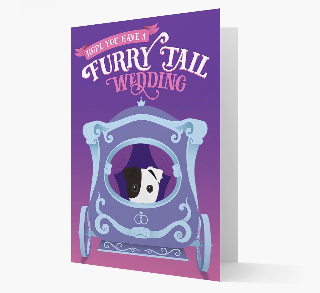 Furry Tail Wedding: Personalized {breedFullName} Card