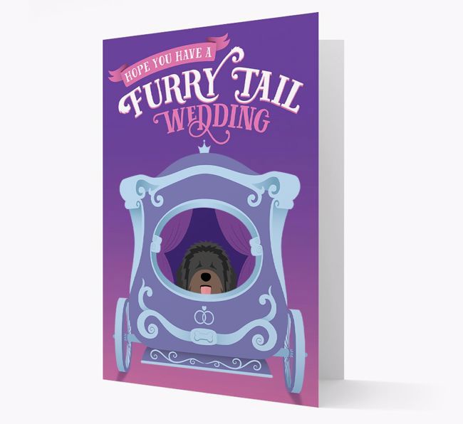 Furry Tail Wedding: Personalised {breedFullName} Card