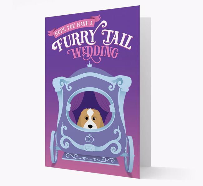 Furry Tail Wedding: Personalised {breedFullName} Card