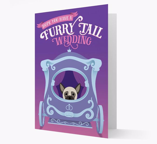 Furry Tail Wedding: Personalized {breedFullName} Card