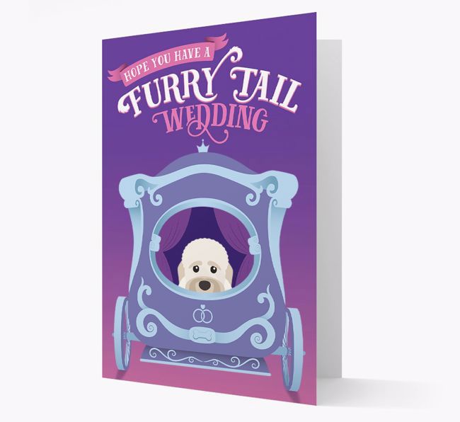 Furry Tail Wedding: Personalised {breedFullName} Card