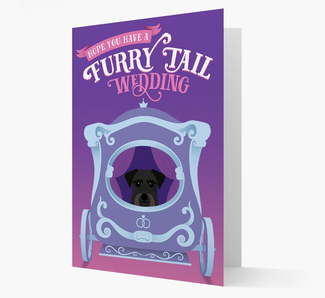 Furry Tail Wedding: Personalised {breedFullName} Card