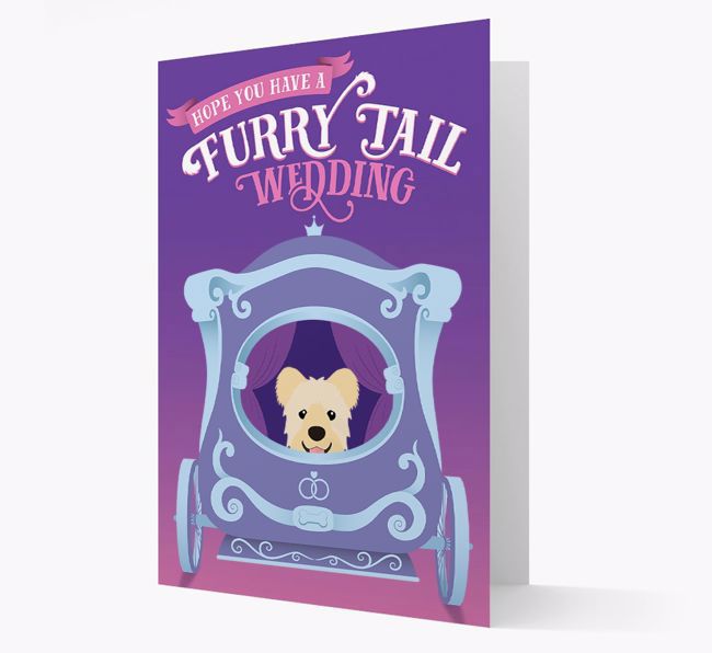 Furry Tail Wedding: Personalised {breedFullName} Card