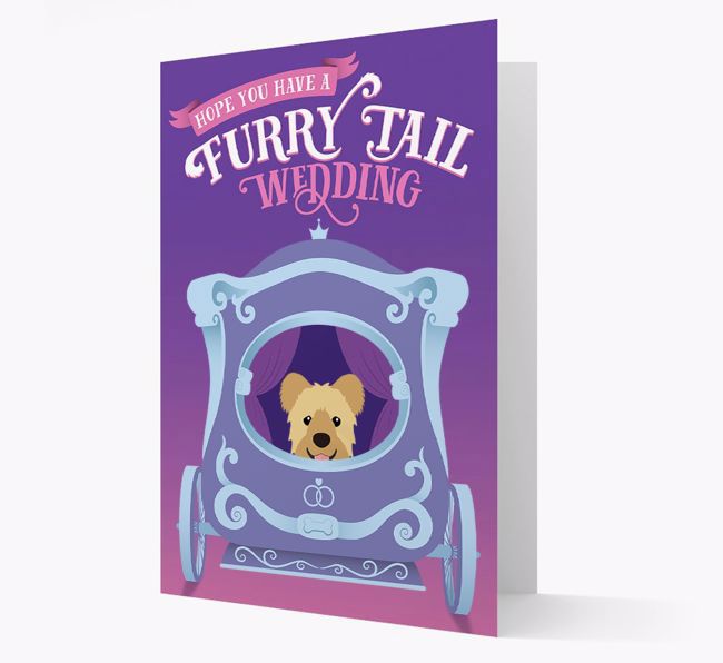 Furry Tail Wedding: Personalised {breedFullName} Card