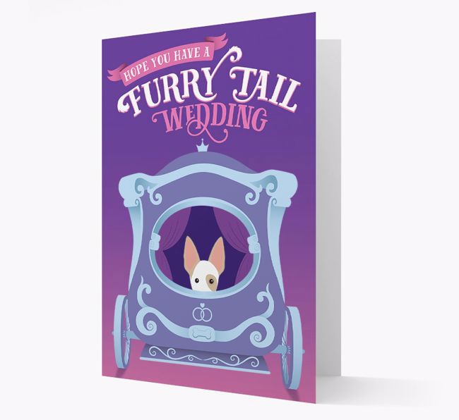 Furry Tail Wedding: Personalized {breedFullName} Card