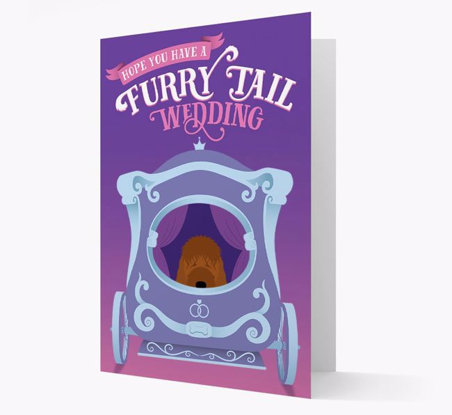 Furry Tail Wedding: Personalized {breedFullName} Card