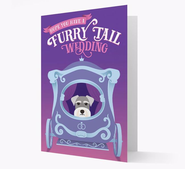 Furry Tail Wedding: Personalized {breedFullName} Card