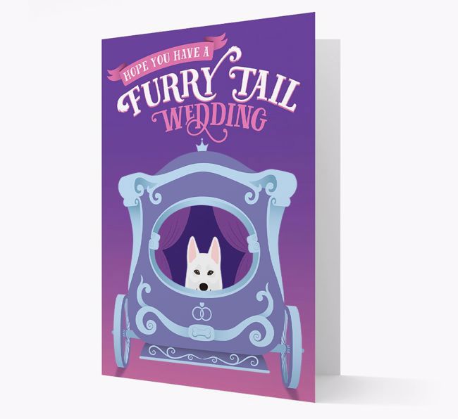 Furry Tail Wedding: Personalised {breedFullName} Card