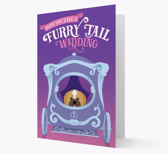 Furry Tail Wedding: Personalised {breedFullName} Card