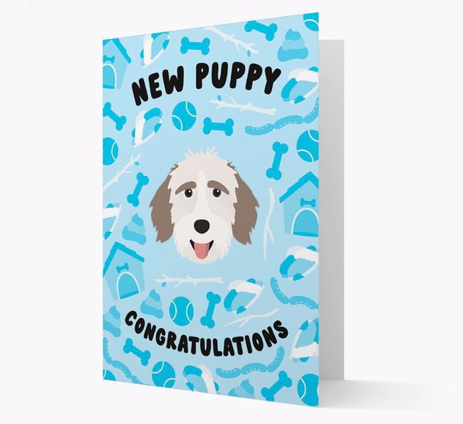 New Puppy, Congratulations: Personalised {breedFullName} Card