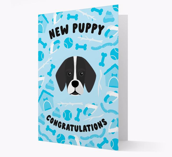 New Puppy, Congratulations: Personalized {breedFullName} Card