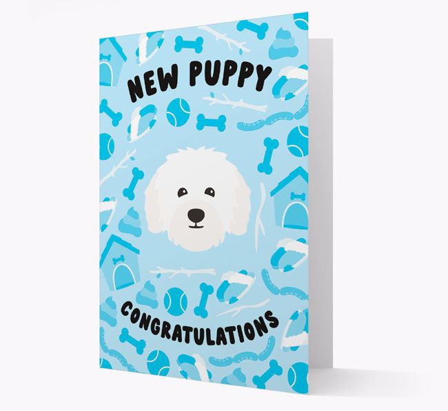 New Puppy, Congratulations: Personalized {breedFullName} Card