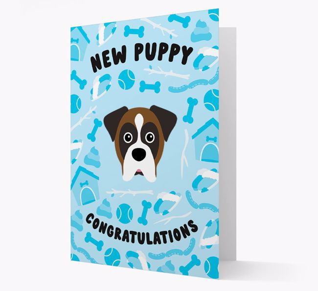 New Puppy, Congratulations: Personalized {breedFullName} Card