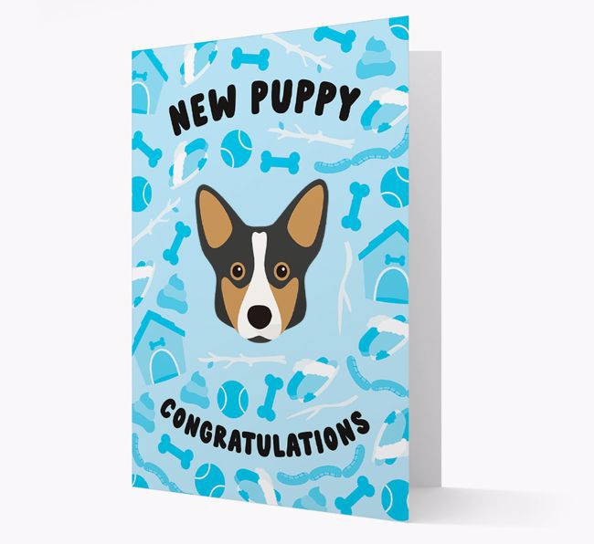 New Puppy, Congratulations: Personalized {breedFullName} Card