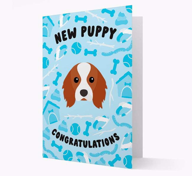 New Puppy, Congratulations: Personalized {breedFullName} Card