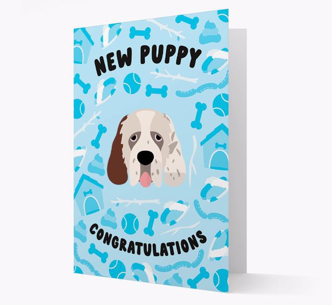 New Puppy, Congratulations: Personalized {breedFullName} Card