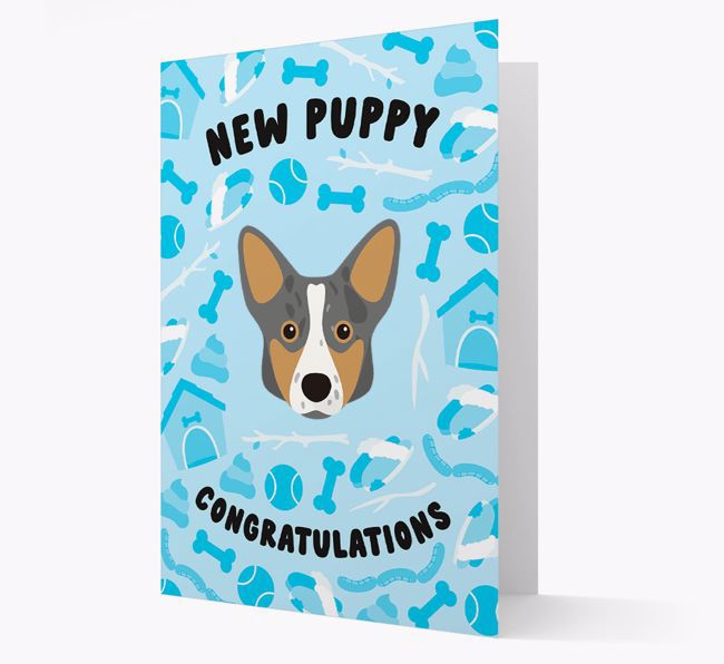 New Puppy, Congratulations: Personalized {breedFullName} Card