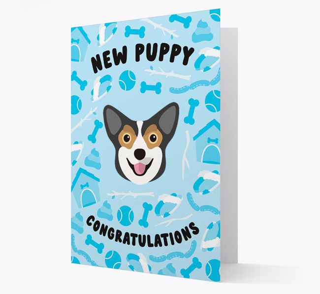 New Puppy, Congratulations: Personalized {breedFullName} Card