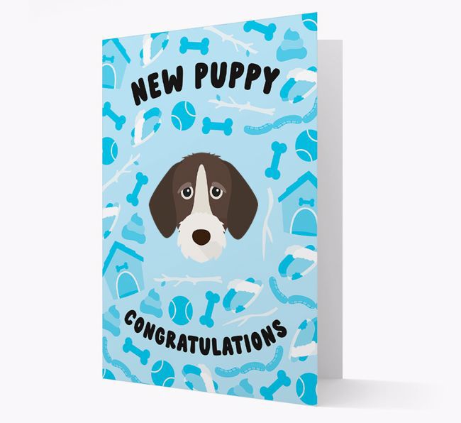 New Puppy, Congratulations: Personalized {breedFullName} Card