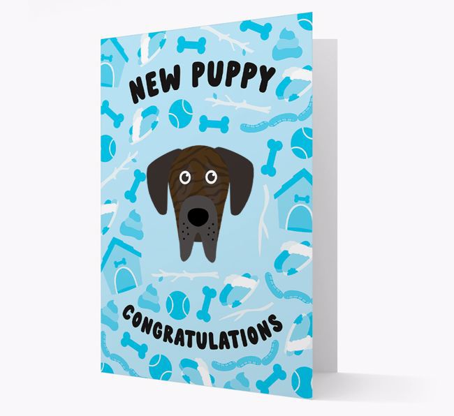 New Puppy, Congratulations: Personalized {breedFullName} Card