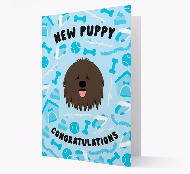 New Puppy, Congratulations: Personalised {breedFullName} Card