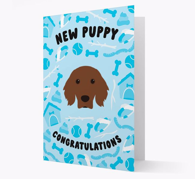 New Puppy, Congratulations: Personalised {breedFullName} Card