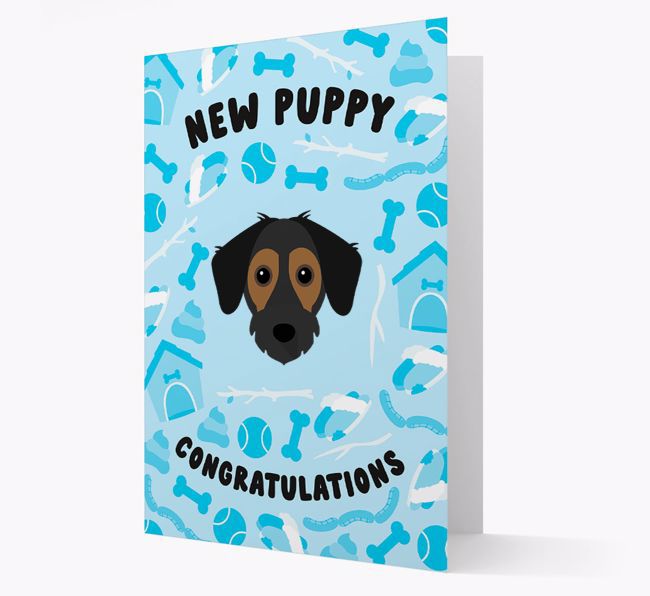 New Puppy, Congratulations: Personalized {breedFullName} Card