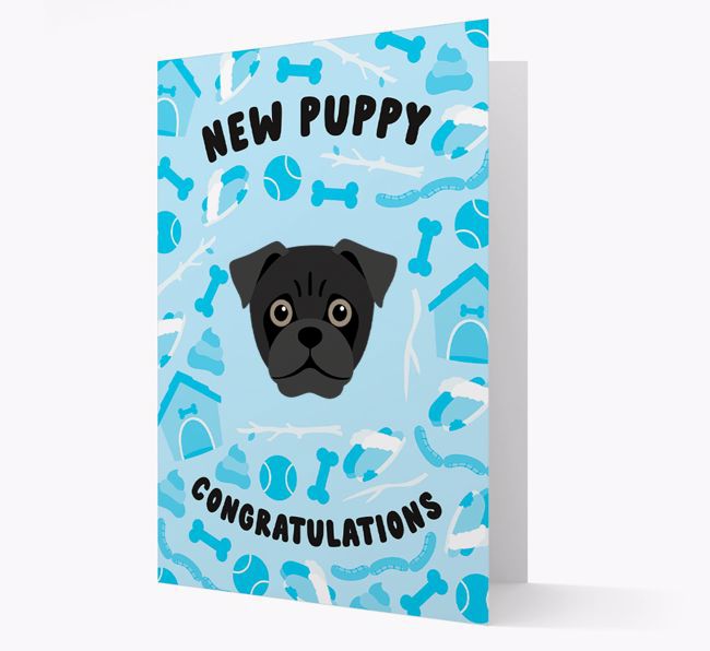 New Puppy, Congratulations: Personalized {breedFullName} Card