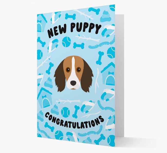 New Puppy, Congratulations: Personalized {breedFullName} Card