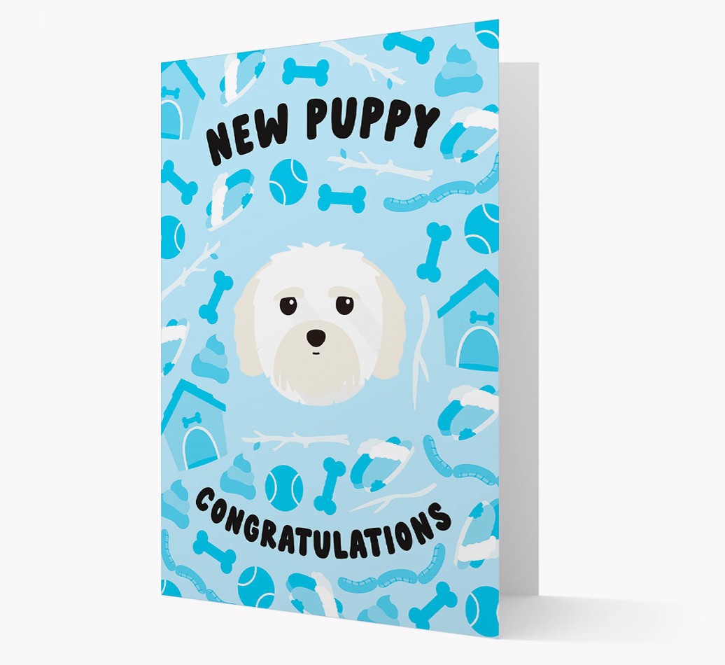 New Puppy, Congratulations: Personalized {breedFullName} Card