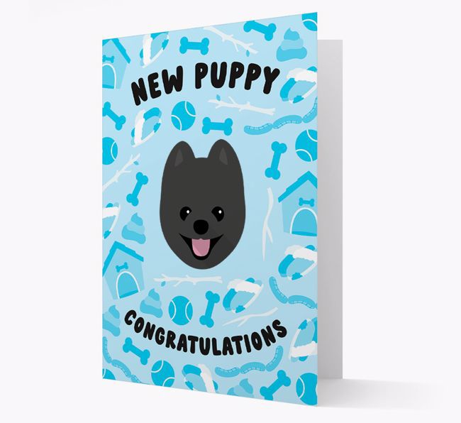 New Puppy, Congratulations: Personalized {breedFullName} Card