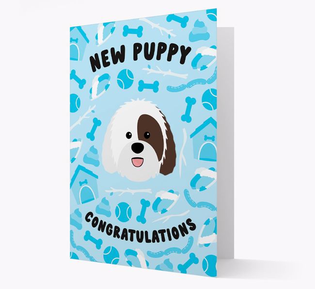 New Puppy, Congratulations: Personalised {breedFullName} Card