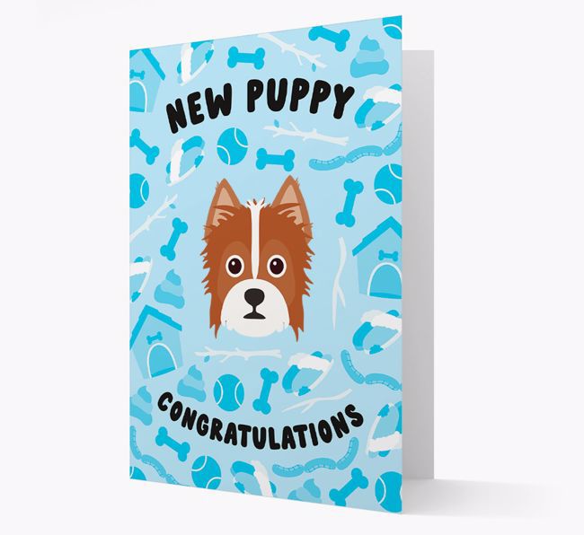 New Puppy, Congratulations: Personalized {breedFullName} Card