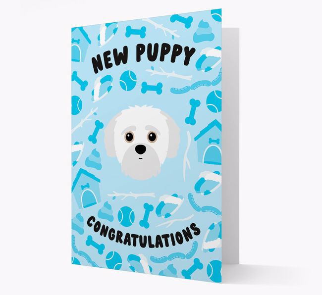 New Puppy, Congratulations: Personalized {breedFullName} Card