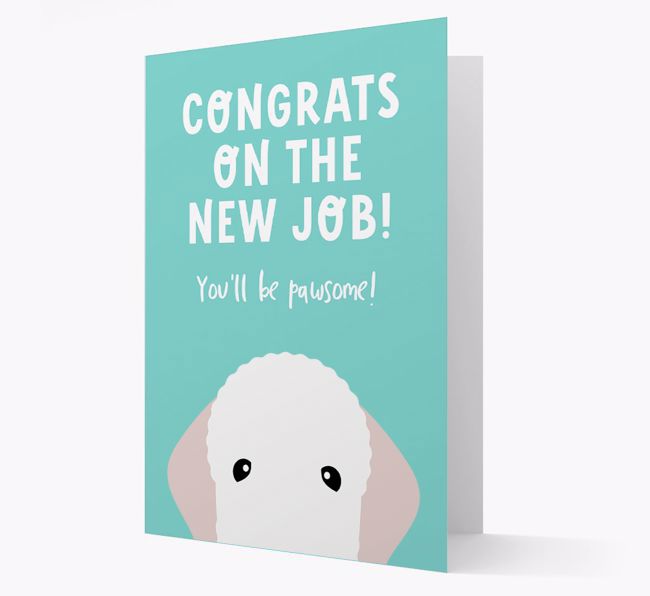 Congrats On The New Job: Personalized {breedFullName} Card