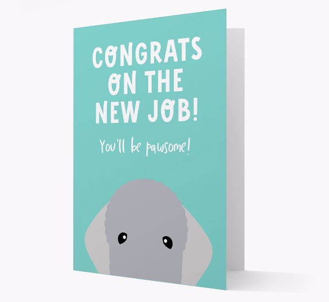 Congrats On The New Job: Personalised {breedFullName} Card