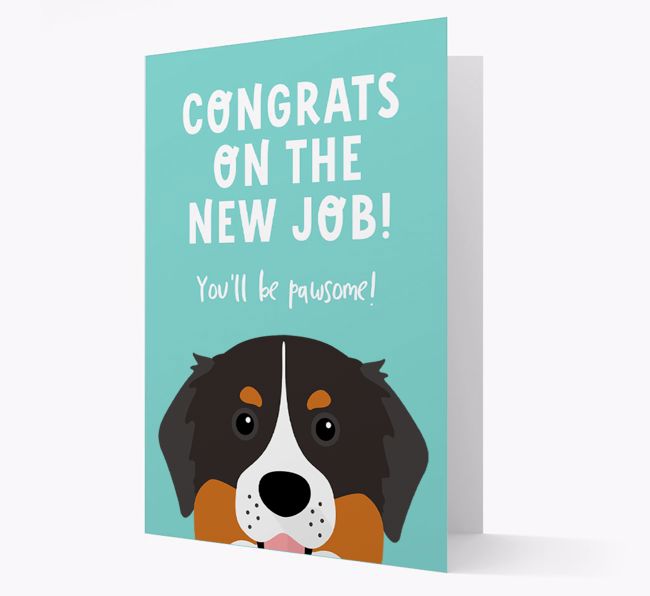 Congrats On The New Job: Personalised {breedFullName} Card