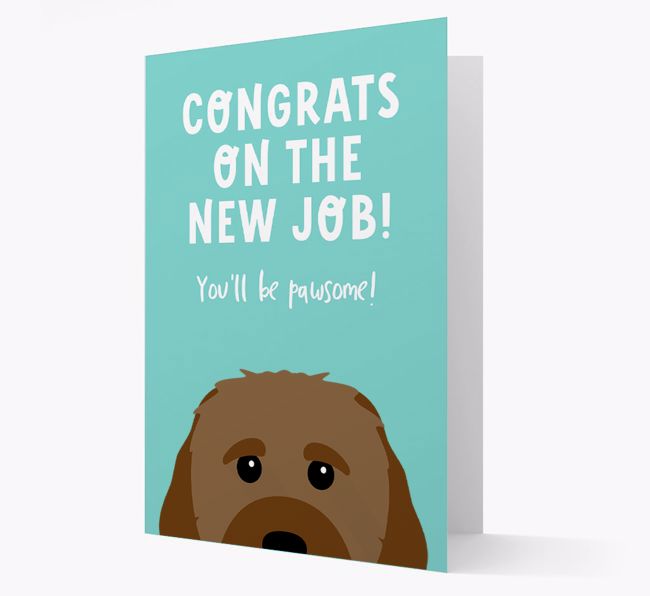 Congrats On The New Job: Personalized {breedFullName} Card