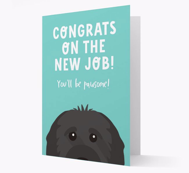 Congrats On The New Job: Personalized {breedFullName} Card