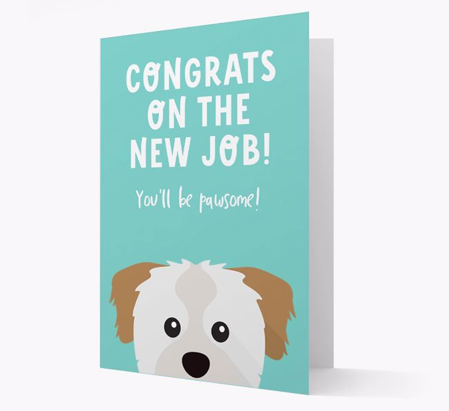 Congrats On The New Job: Personalized {breedFullName} Card