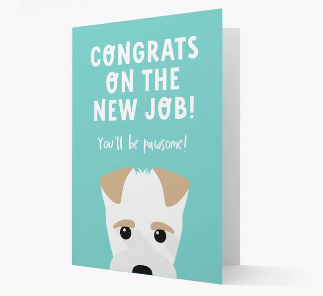 Congrats On The New Job: Personalised {breedFullName} Card