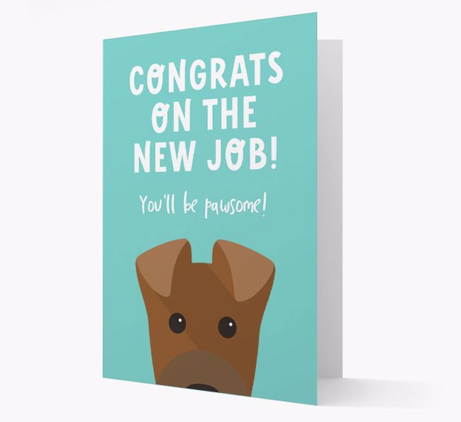 Congrats On The New Job: Personalized {breedFullName} Card