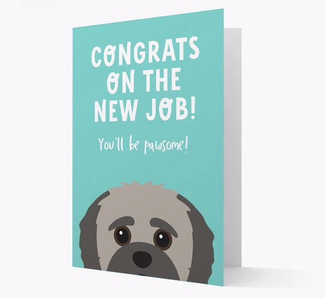 Congrats On The New Job: Personalized {breedFullName} Card